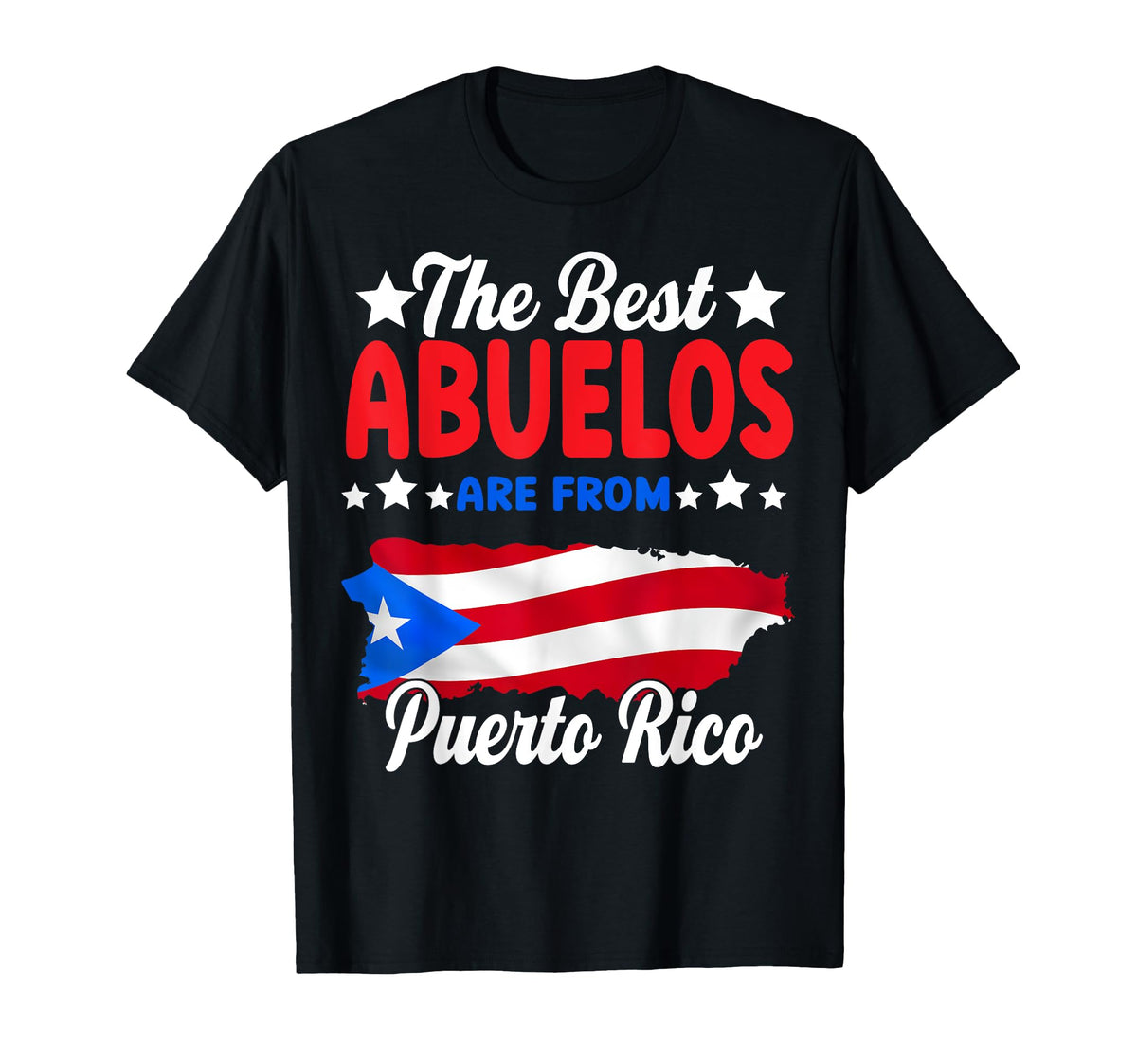 Grandpa Puerto Rico Funny Baseball T-Shirt - Fun Novelty Design for Adults